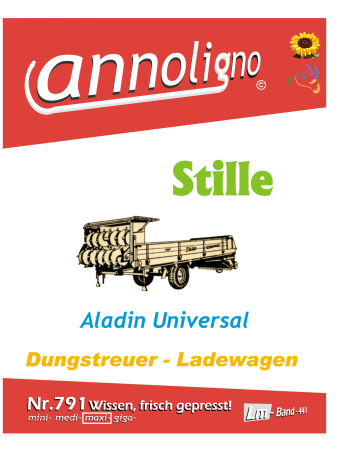 STILLE Ladewagen/Dungstreuer Typ Aladin Universal Bild- Ersatzteilliste & Explosionszeichnungen - annoligno 791